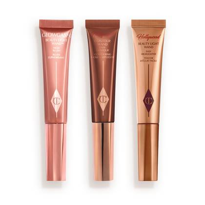 Charlotte Tilbury Beauty Light Wand & Hollywood Contour Kit - Must-have Cheek Kit