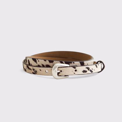 Cow Print Belt