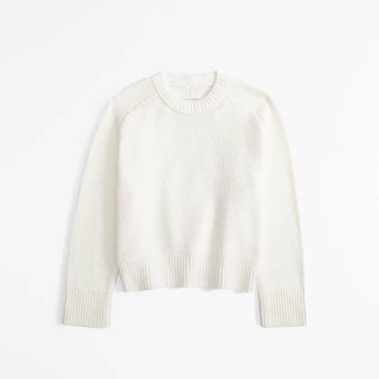 The A&F Madeline Textural Crew Sweater