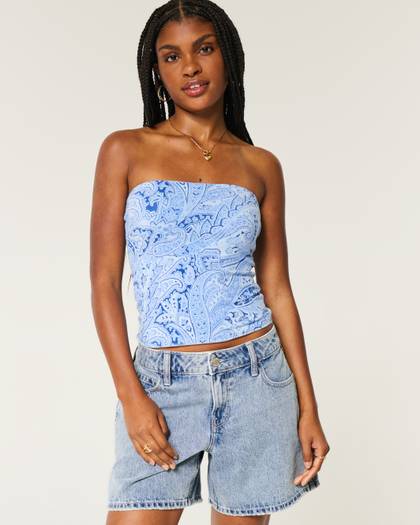 Reversible Foldover Tube Top