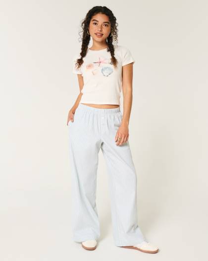 Baggy Cotton Pajama Pants
