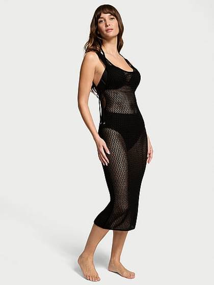 Beachwear Crochet Midi Dress
