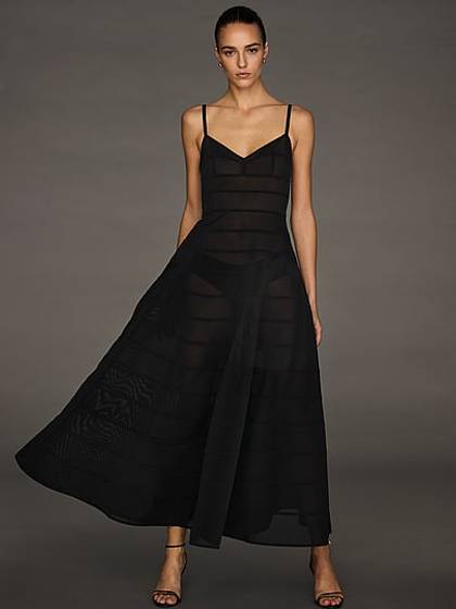 Atelier Victoria's Secret X Altuzarra Sheer Paneled Mesh Dress