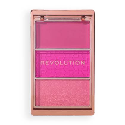 Revolution Blush Icon Palette Hot Pink Flag