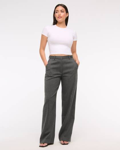 Curve Love Tailored Wide Leg Pant