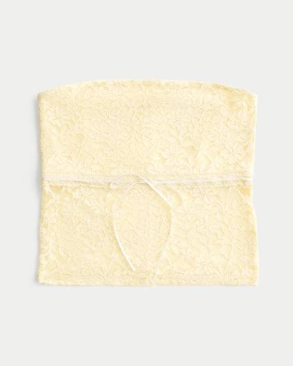 All-Over Lace Tube Top