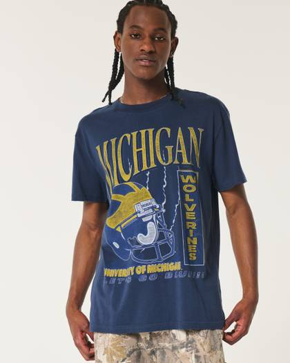 Relaxed University of Michigan Wolverines Graphic Tee