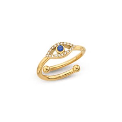 Evil Eye Ring (Gold)