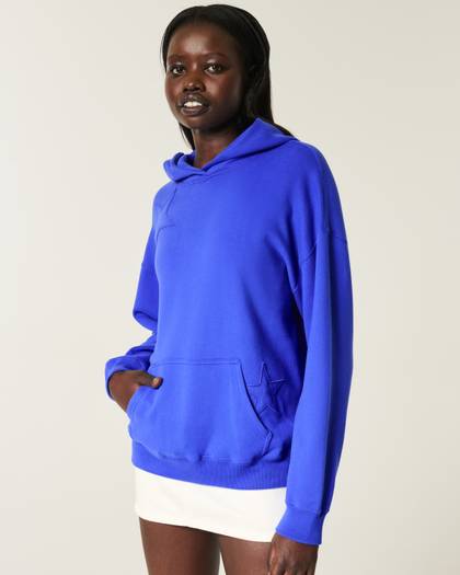 Oversized Star Graphic Hoodie