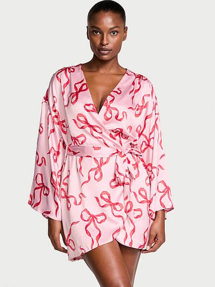 Satin Short Robe