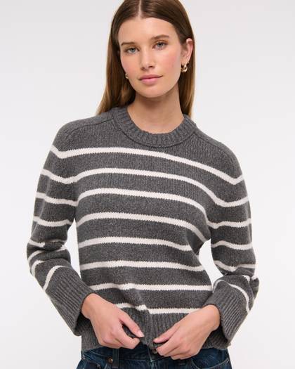 The A&F Madeline Textural Crew Sweater