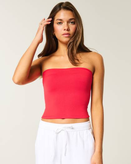 Soft Stretch Seamless Fabric Tube Top