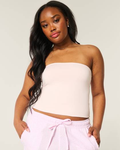 Soft Stretch Seamless Fabric Tube Top