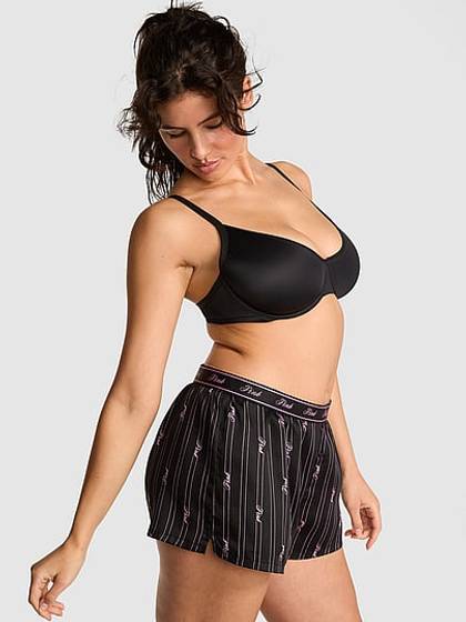 Silky Boxy Pajama Shorts