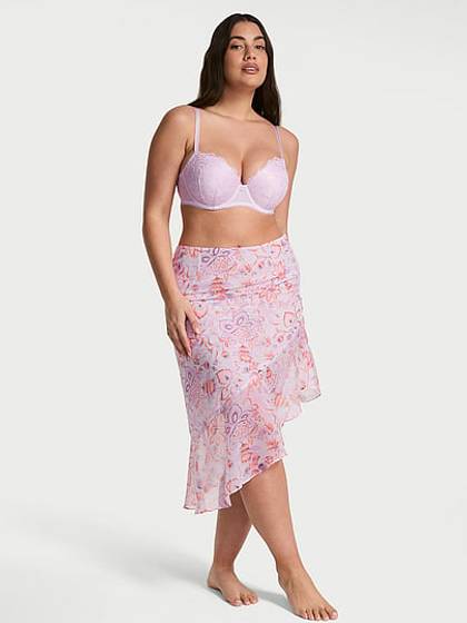 Vintage Blossom Chiffon Handkerchief Skirt