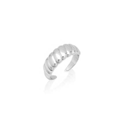 Chunky Croissant Ring (Silver)