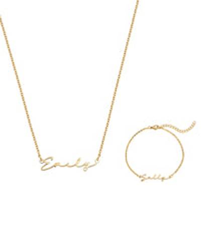 Signature Name Set (Gold)