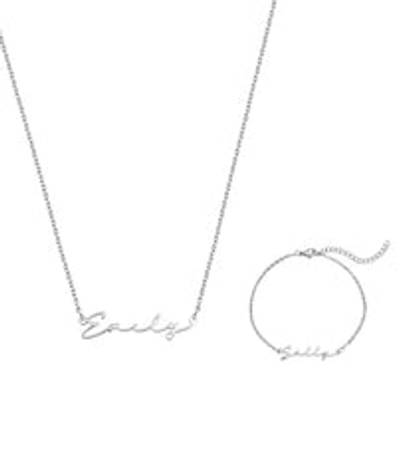 Signature Name Set (Silver)