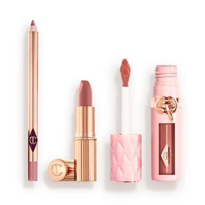 Charlotte Tilbury Pillow Talk Plumpgasm Perfecting Lip Kit - Beauty Kit