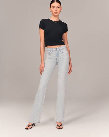 Mid Rise 90s Straight Jean