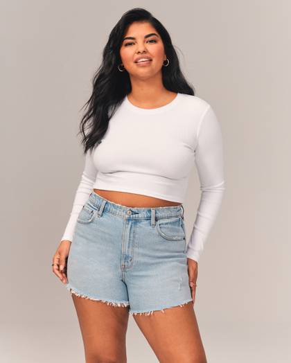 90s High Rise Cutoff Shorts