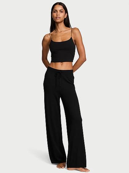 Luxe Crème Knit Lounge Pants