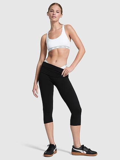 All-Day Cotton™ Foldover Capri Leggings