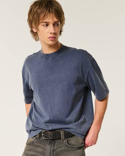 Boxy Heavyweight Crop Crew T-Shirt