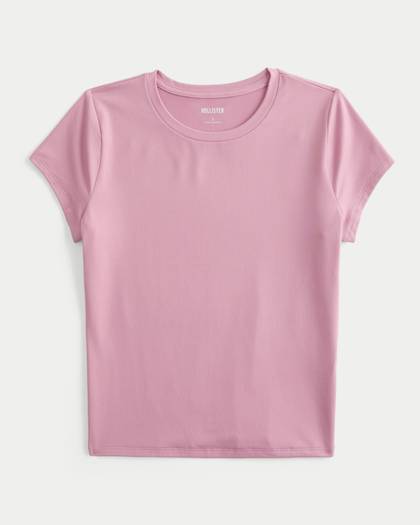 Soft Stretch Seamless Fabric Baby Tee