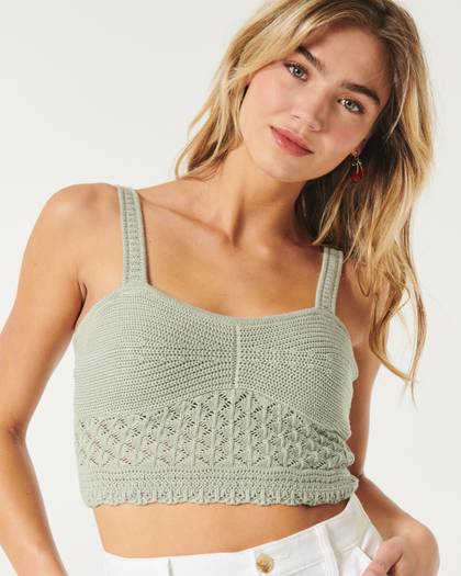 Crochet-Style Tank