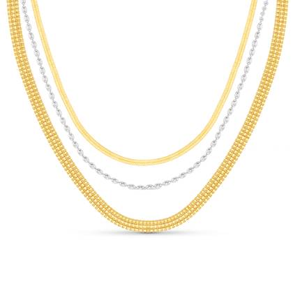 Mixed Plate Chain Stack Set