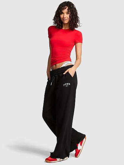 Campus Fleece™ Wide-Leg Split-Hem Sweatpants