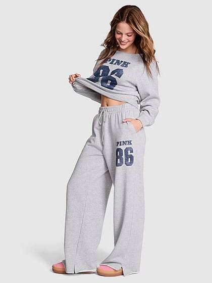 Campus Fleece™ Wide-Leg Split-Hem Sweatpants