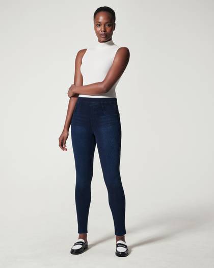 SPANX® Jean-ish® Ankle Leggings - Twilight Rinse