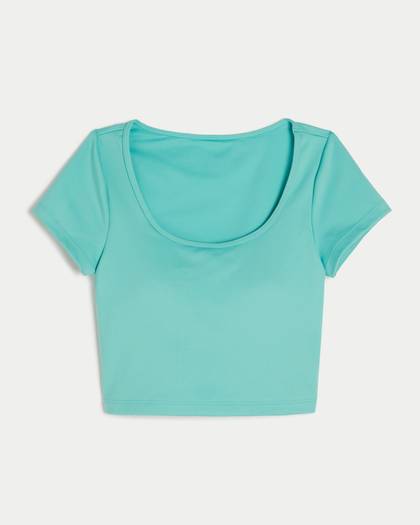Gilly Hicks Active Recharge Wide-Neck T-Shirt