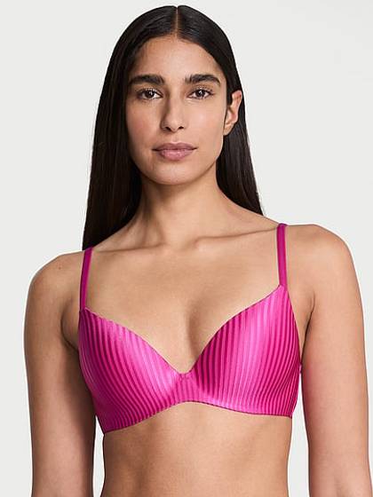 FlexFactor Lightly Lined Plunge Demi Bra