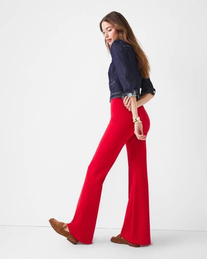 SPANXsupersmooth™ PerfectFit Ponte Flare Pant | Spanx True Red - Red