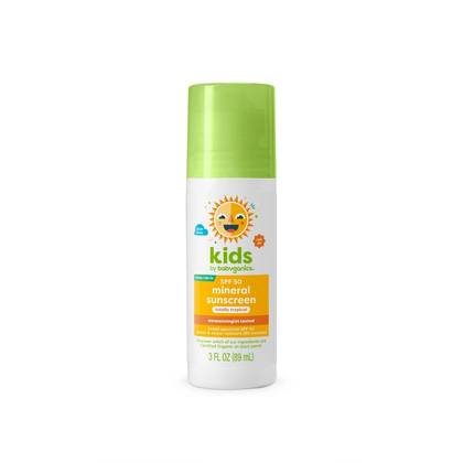 Babyganics Kids' Sunscreen Roller Ball - SPF 50 - 3 fl oz: Zinc Oxide, No Fragrance Added, Paraben-Free
