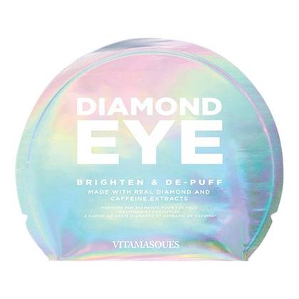 Vitamasques 2 in 1 Diamond Eye Mask - 0.1 fl oz: Butylparaben-Free, For Combination & Dry Skin, Sheet Form, Scented