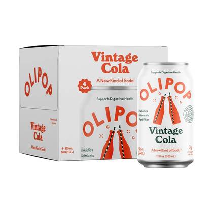 OLIPOP Vintage Cola Soda - 4pk/12 fl oz