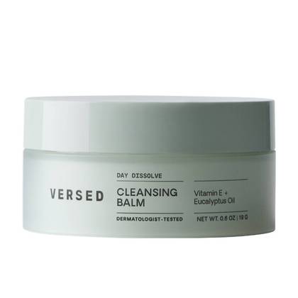 Versed Day Dissolve Cleansing Balm - Eucalyptus Oil + Vitamin E - 0.6oz: Moisturizing, Deep Cleaning, Vegan, Trial Size