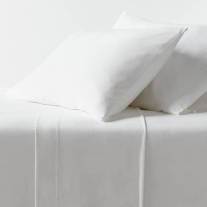 Twin Cotton Jersey Sheet Set White - Threshold™: Knitted, OEKO-TEX Certified, Includes Fitted & Pillowcase