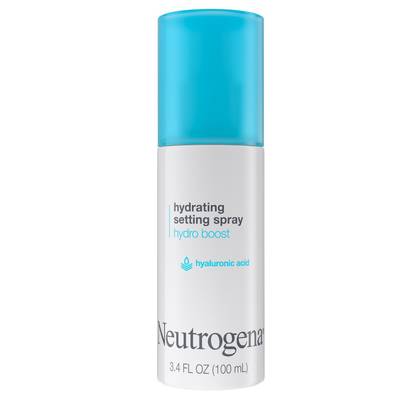 Neutrogena Hydro Boost Glow Setting Spray - 3.4 fl oz: Contains Hyaluronic Acid, Dewy Finishing, Suitable for Normal Skin