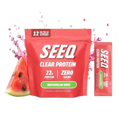 Seeq Protein Powder - Watermelon Wave - 11.85oz/12ct