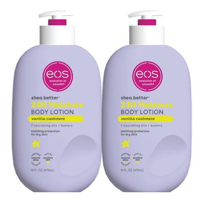 eos 2 Pack/16fl oz Each Shea Better Moisture Body Lotion - Vanilla Cashmere