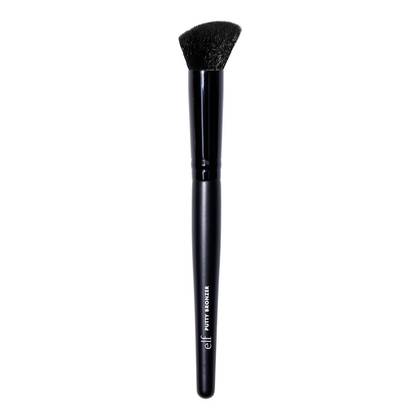 e.l.f. Putty Bronzer Brush: Contouring, Synthetic Angled Bristles, Paraben-Free, Travel Size