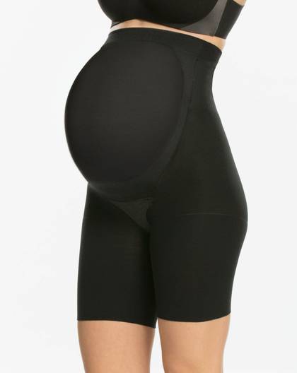 SPANXshape™ Mama Mid-Thigh Short | Black - Black