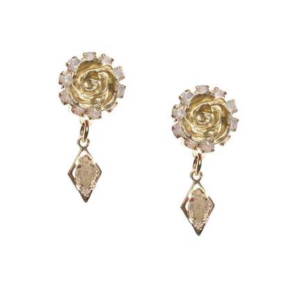 Vintage Rose Earrings