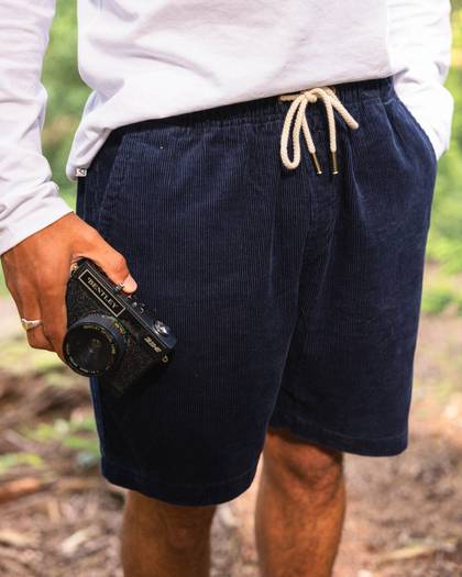 Drifter Cord Short - Rich Navy