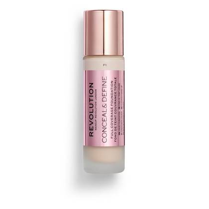 Revolution Conceal & Define Ultra Matte Full Coverage Foundation F1